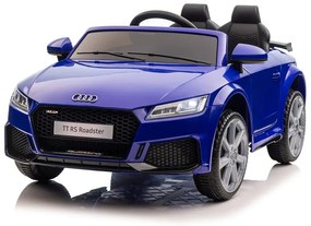 LEAN CARS ELEKTRICKÉ AUTÍČKO Audi TT-RS   - TMAVOMODRÉ - MOTOR 2x45W- BATÉRIA - 12V7Ah- 2022