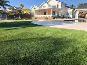 VASHOME EcoTurf umelý trávnik v rolke, DIY, hustý, sýty, realistický, hrúbka 35 mm, 2×2 m (4 m²)