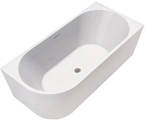 Cerano Bianco, akrylátová voľne stojaca akrylátová vaňa 170x80 cm, pravá, biela, CER-CER-413603