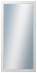 DANTIK - Zrkadlo v rámu, rozmer s rámom 50x100 cm z lišty LYON biela (2666)