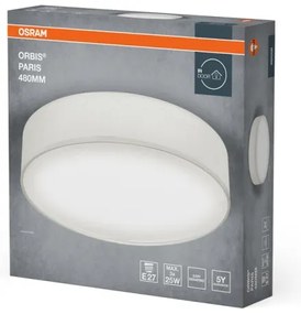 Osram - Stropné svietidlo ORBIS PARIS 3xE27/25W/230V, priemer 48 cm, biela
