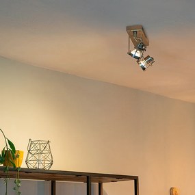 Priemyselné oceľové bodové svetlo 2-žiarovkové nastaviteľné - Suplux