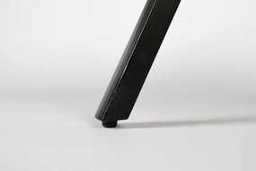 WL-Living Suri okrúhly stôl do obývačky - Čierna, 74 cm