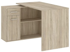 Rohový písací stôl WESLACO - dub sonoma