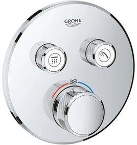 GROHE Grohtherm SmartControl termostatická batéria pod omietku, pre 2 výstupy, chróm, 29119000