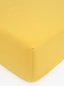 Jersey plachta Classic 140 x 200 cm - horčicová