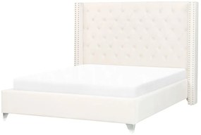 Manželská posteľ 140 cm Lubbka (biela) (s roštom). Vlastná spoľahlivá doprava až k Vám domov. 1081058