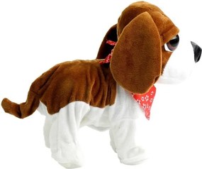 LEAN Toys Interaktívne štekanie psa pohybuje snímačmi chvosta