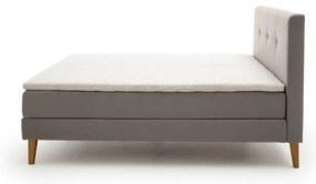 Svetlosivá boxspring posteľ 180x200 cm Stockholm – Meise Möbel