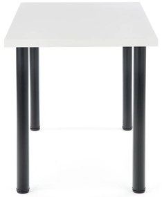 Jedálenský stôl Maxom (biela + čierna) (pre 4 osoby). Vlastná spoľahlivá doprava až k Vám domov. 1028081