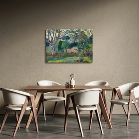 Obraz - Paul Gauguin, Te raau rahi (The Big Tree), reprodukcia (70x50 cm)
