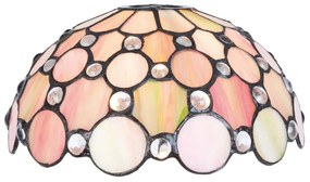 Tienidlo Rose Circles k nástennej nohe Tiffany - Ø 25 * 16 cm
