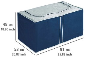 Modrý úložný box Wenko Ocean, 48 × 53 cm