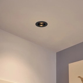 Moderné zabudované bodové svetlo tmavosivé GU10 50 mm okrúhle výkyvné - Chuck