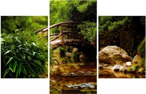 Obraz - Most cez riečku (90x60 cm)