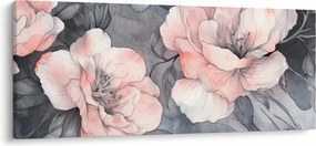 Obraz - Séria kvetov (120x50 cm)