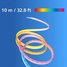 Philips -LED Stmievateľný pás SMART NEON FLEX 10m LED/45W/230V 2700/6500K Wi-Fi