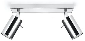 Sollux SL.0728 - Bodové svietidlo RING 2xGU10/10W/230V