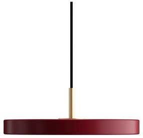Červené LED závesné svietidlo s kovovým tienidlom ø 31 cm Asteria Mini – UMAGE