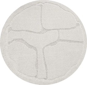 Koberec Agnella Morphic Organica svetlosivý kruh