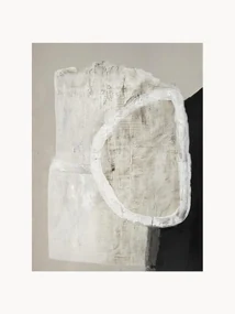 Ručne maľované plátno White Stone