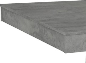 Jedálenský stôl Nestor 160x90 cm, betón / grafit, rozkladací