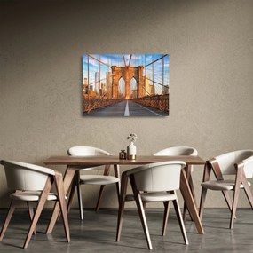 Sklenený obraz - Brooklynský most (70x50 cm)