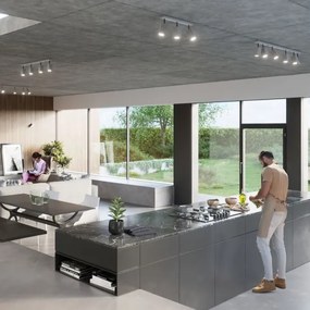 Sollux SL.0456 - Bodové svietidlo MERIDA 2xGU10/40W/230V šedá