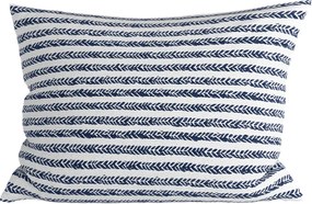 Bavlnená obliečka na vankúš NAVYSTA POLY 50x70 cm, modro-biela