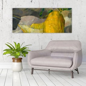 Obraz - French 19th Century, Melon and Lemon, reprodukcia (120x50 cm)