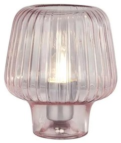 Searchlight EU60753PI - Stolná lampa ARIA 1xE27/10W/230V ružová