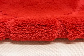 Kúpeľňový koberček Ocean červený kruh