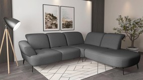 XXXLutz ROHOVÁ SEDAČKA, textil, tmavosivá Sit & More - Sedačky - 000144013291