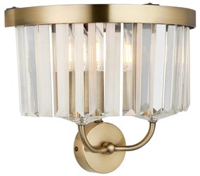 Endon 106450 - Nástenné svietidlo CHESTERFIELD 2xE14/6W/230V mosadz