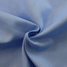 Napínacie prestieradlo bavlnené  modré 90x200 cm