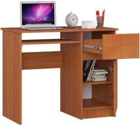 Písací stôl PIKSEL 90 cm jelša pravý