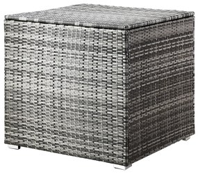 InternetovaZahrada Úložný box 75x75x70 cm - šedý