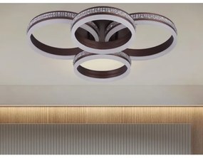 LED Stmievateľný prisadený luster LED/150W/230V 3000-6500K + diaľkové ovládanie