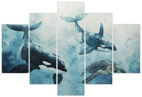 Obraz - Podmorská maľba (150x105 cm)