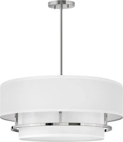 Hinkley HK-GRAHAM-L-PN - Prisadený luster GRAHAM 4xE14/40W/230V lesklý chróm