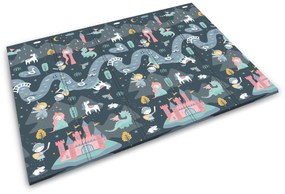Vzdelávacia skladacia penová podložka 200 x 150 x 1 cm Nukido NK-341