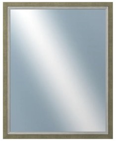 DANTIK - Zrkadlo v rámu, rozmer s rámom 80x100 cm z lišty AMALFI zelená (3115)