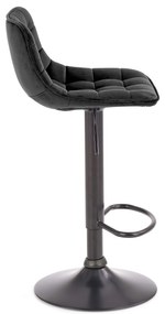 Barová stolička Hertha (čierna). Vlastná spoľahlivá doprava až k Vám domov. 1039569