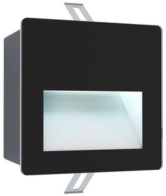 Eglo 99574 - LED Vonkajšie zápustné svietidlo ARACENA LED/3,7W/230V IP65 čierna EG99574