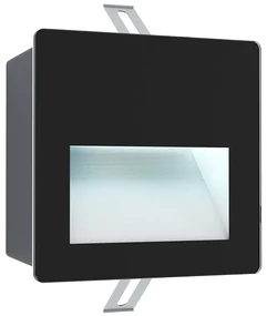 Eglo 99574 - LED Vonkajšie zápustné svietidlo ARACENA LED/3,7W/230V IP65 čierna EG99574