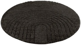 Mint Rugs - Hanse Home koberce Kusový koberec Norwalk 105105 dark grey - 160x160 (priemer) kruh cm