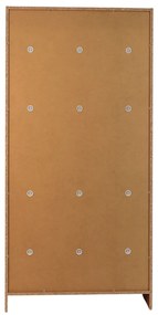 Drevená šatníková skrinka Visio - 6 boxov, 90 x 45 x 185 cm, cylindrický zámok, buk