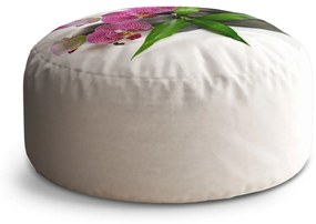 Sablio Taburet Orchidey a kamene: 40x50 cm