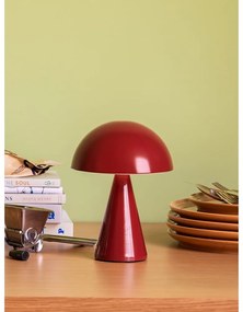 Červená LED stmievateľná stolová lampa (výška 20 cm) Mush – Hübsch