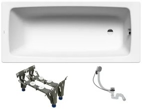 Kaldewei Cayono obdĺžniková vaňa 180x80 cm smaltovaná oceľ ľavá aj pravá KWB751N